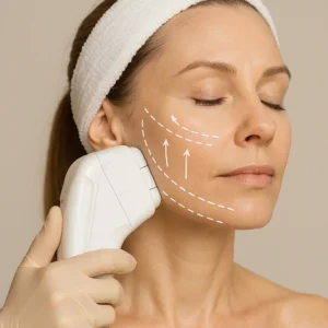 Woman having HI-FU to reduce wrinkles call LA LIPO Wheathampstead Now!