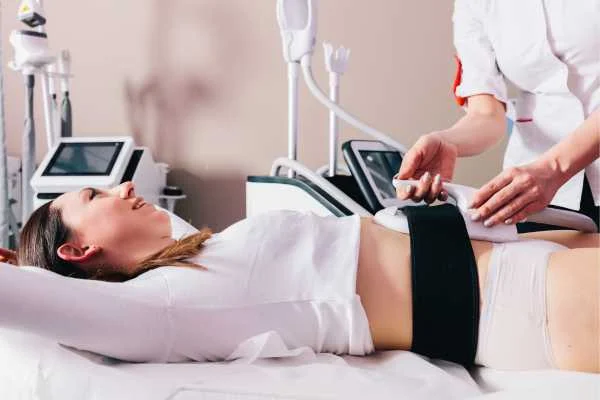 woman having body sculpting to help improve her body image and her mental health Wheathampstead
